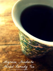 Nourishing Plant Infusions A Migraine Headache Herbal Remedy Tea