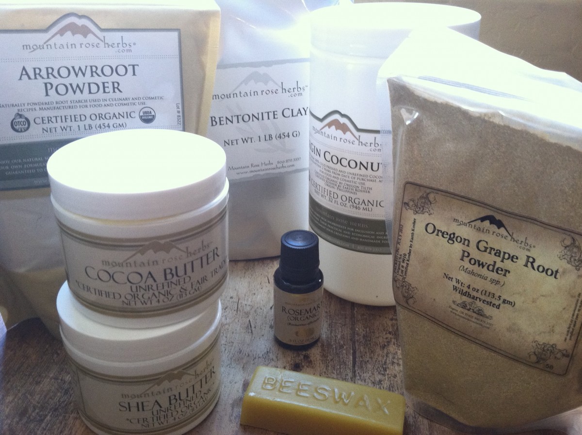A Homemade Herbal Deodorant: For Sensitive Skin ~ And a Fun Giveaway for You