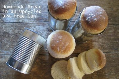 Homemade Bread Recipe: In an Upcycled Can for Fun!