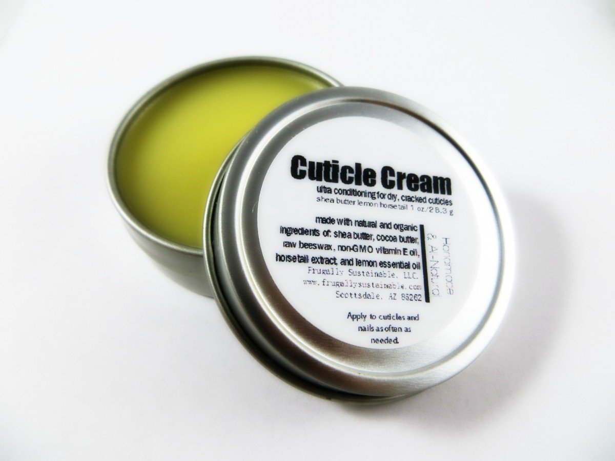 How to make cuticle cream by Frugally Sustainable