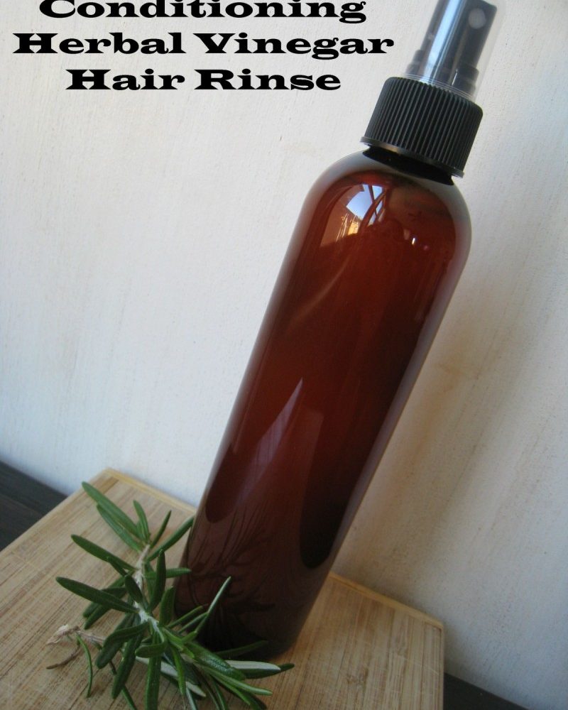 Conditioning Herbal Vinegar Hair Rinse