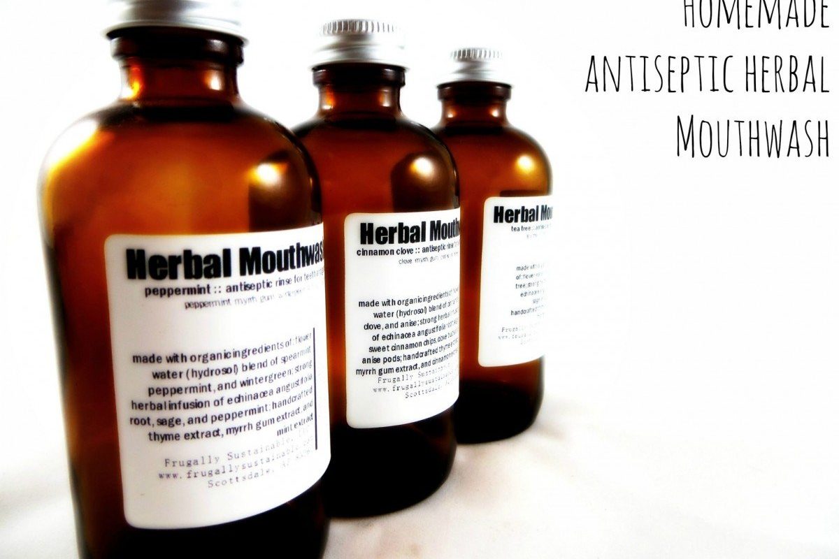 Antiseptic Homemade Mouthwash Recipe Frugally Sustainable
