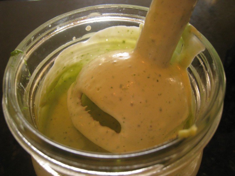 Homemade Raw Vegetable Dip: The Green Goddess