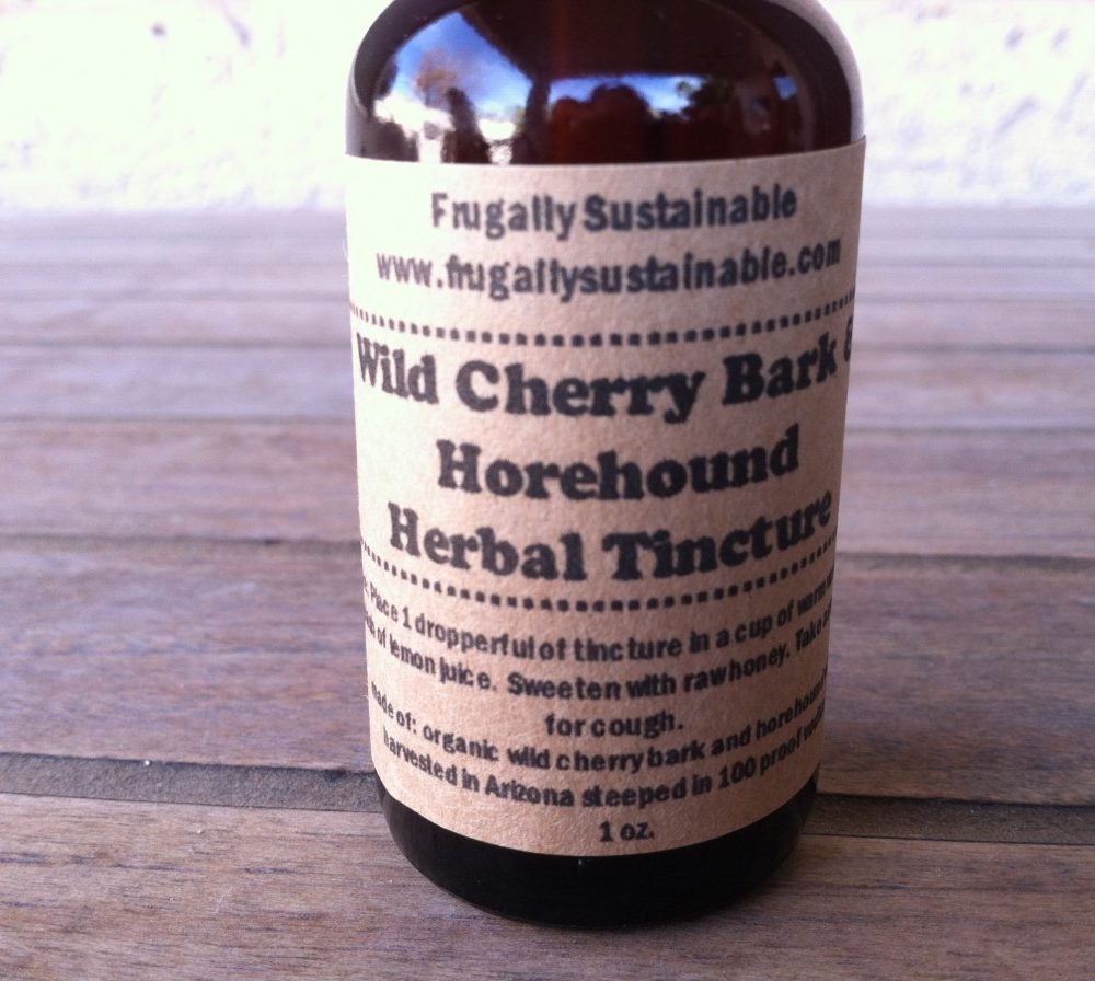 Wild Cherry Bark & Horehound Tincture Tea Recipe
