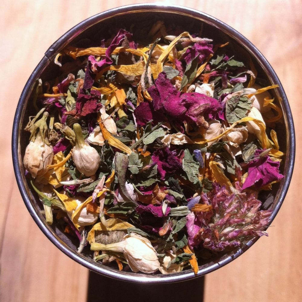 A Recipe for a Floral Spring Cleansing Tonic: A Gentle Detox Herbal Tea