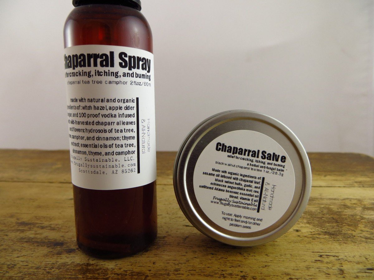 Complete Anti-Fungal Chaparral Kit $13 by Frugally Sustainable's Herbal Marketplace