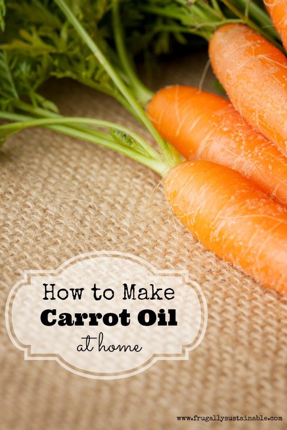 How To Make Carrot Oil Frugally Sustainable