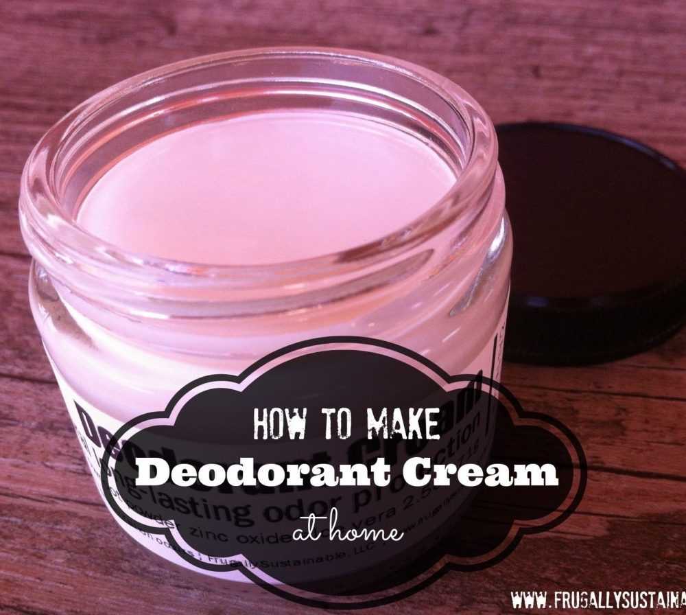 How to Make Deodorant Cream