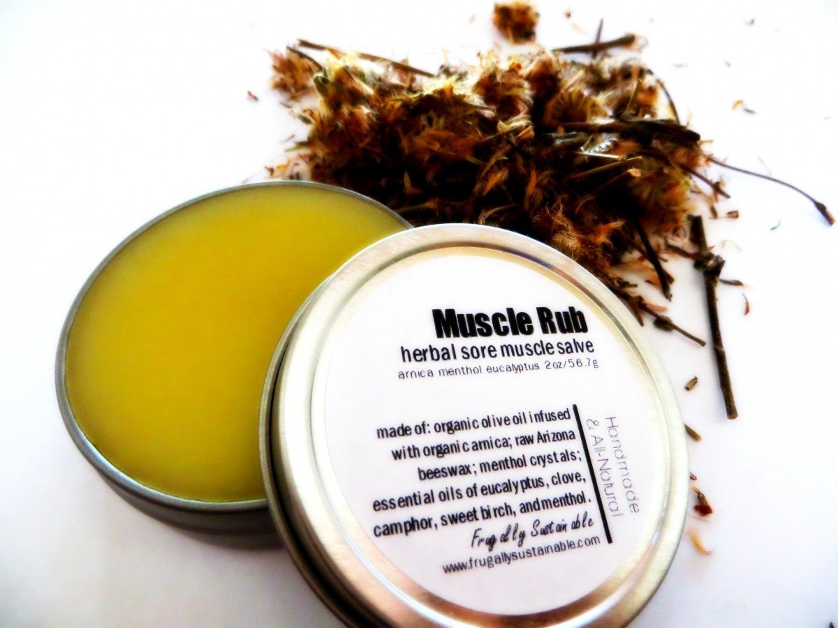 Herbal Muscle Rub $12 by Frugally Sustainable's Herbal Marketplace