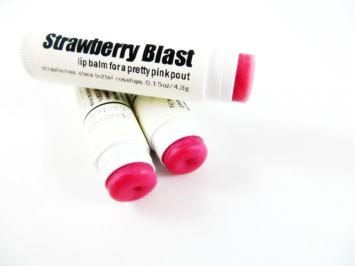 strawberry blast lip balm by frugally Sustainable