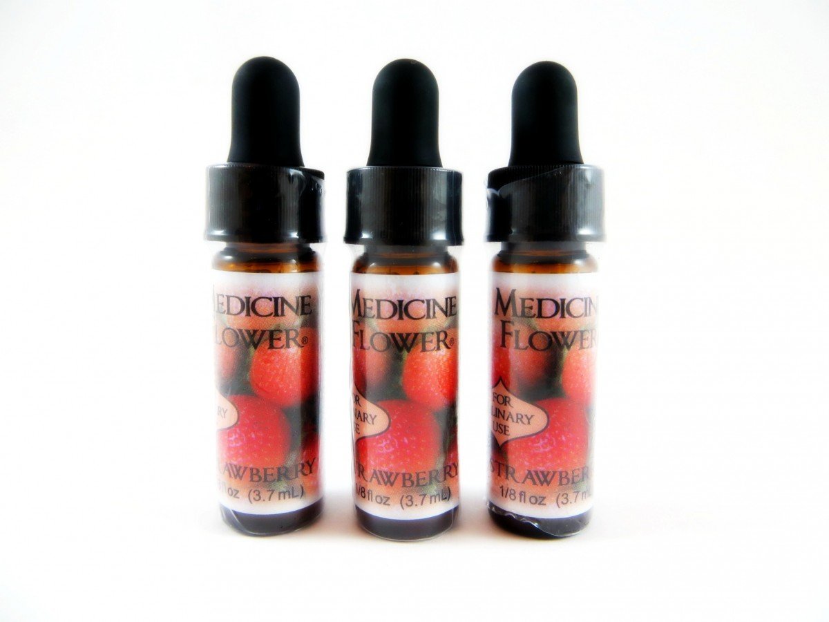 strawberry lip medicine flower