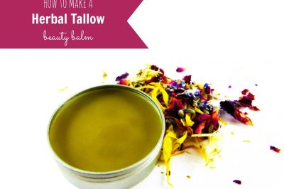 How to Make a Herbal Tallow Beauty Balm :: Excellent for the Treatment of Eczema, Wrinkles, and Extremely Dry Skin 2