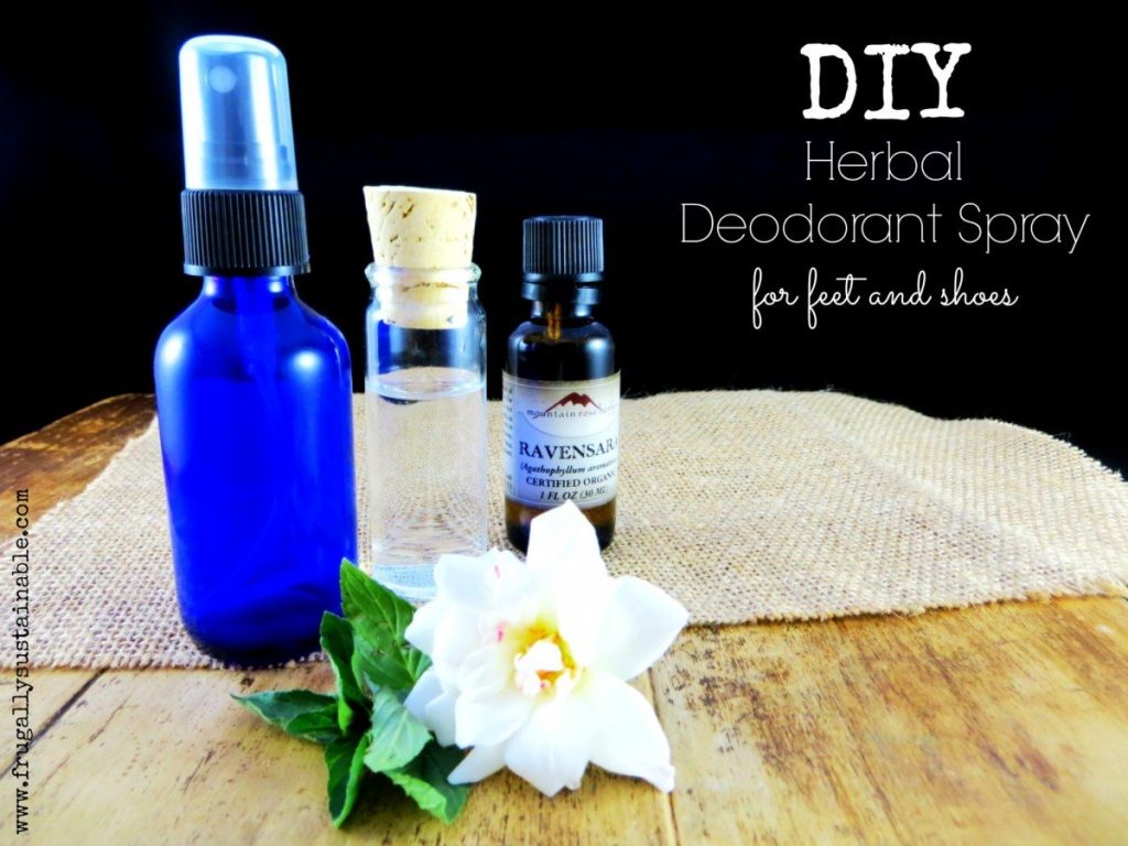 Home Remedies for Foot Odor A DIY Herbal Deodorant Spray For Stinky