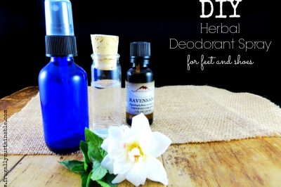 Home Remedies for Foot Odor :: A DIY Herbal Deodorant Spray For Stinky Feet and Shoes 2