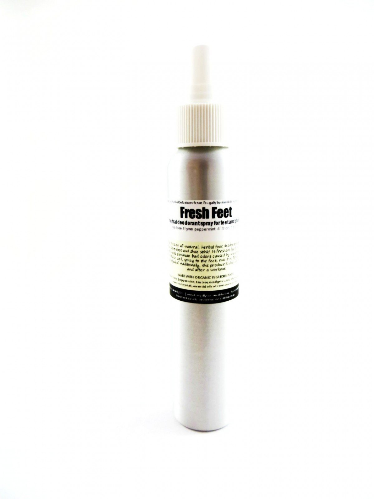 fresh feet deodorant spray by Frugally Sustainable