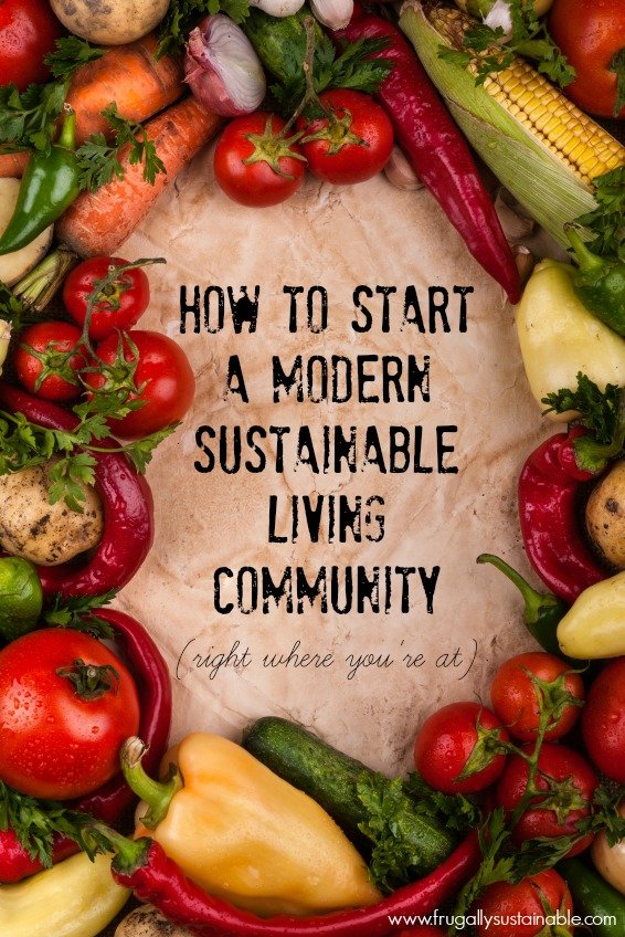 How to Start a Modern Sustainable Living Community (right where you're at)