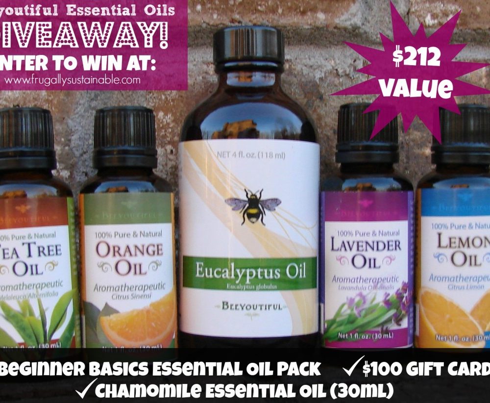 GIVEAWAY! Beeyoutiful Essential Oils & Gift Card (a $212 value)