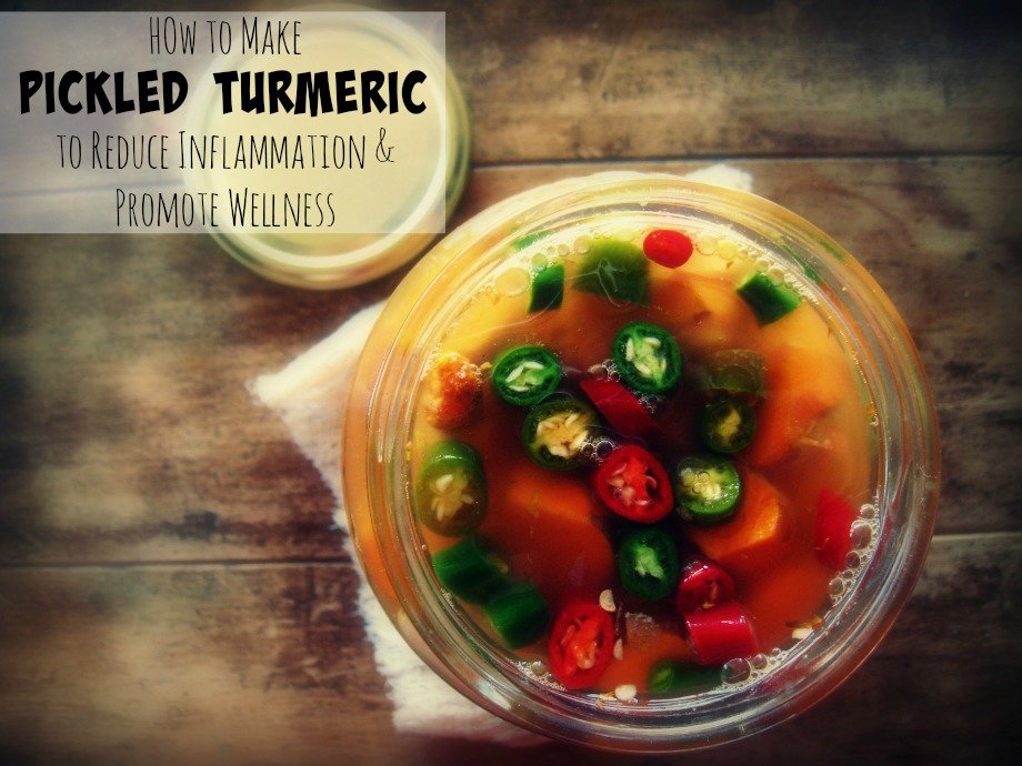 How to make medicinal pickled turmeric