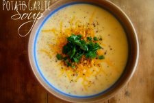 Potato Garlic Soup Recipe