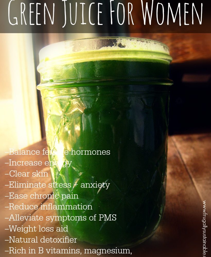 Green Juice for Women :: A Balancing Juicing Recipe