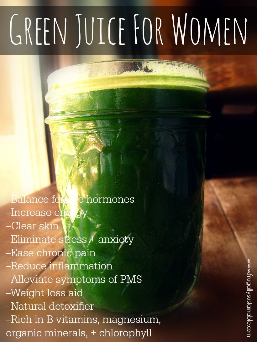 Green Juice for Women :: A Balancing Juicing Recipe ...