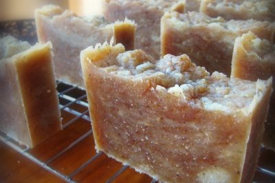 Silk Shampoo Bar Soap Recipe :: Calendula + Honey Herbal Silk Shampoo Bar Soap 1