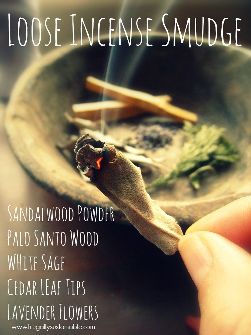 How to Make Your Own Loose Incense Smudge Blend Frugally