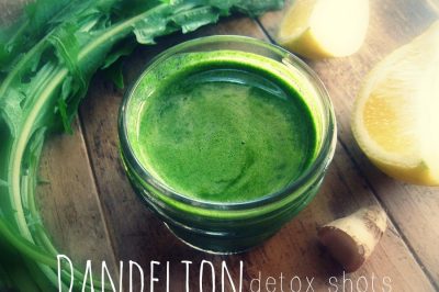 Dandelion Detox Shots :: Spring Equinox Juice Cleanse 1