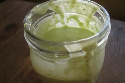 Homemade Raw Vegetable Dip: The Green Goddess 3