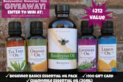 GIVEAWAY! Beeyoutiful Essential Oils & Gift Card (a $212 value)