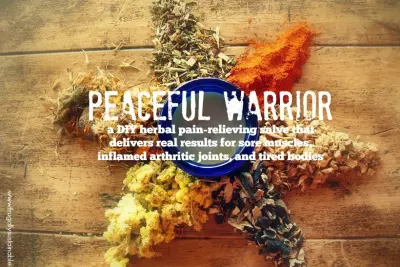 Peaceful Warrior's Herbal Pain Relieving Salve :: How to Make Your Own Herbal Pain Relieving Salve that REALLY Works!