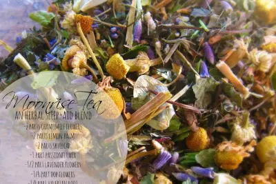 Moonrise Herbal Tea Blend :: How to Make an Herbal Sleep Aid Tea 1