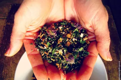 Green Gypsy Cleansing Tea :: Make Your Own Herbal Tea To Support the Body During Detox + Juicing + Stress