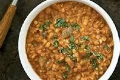 Sustainable Cooking - Lentil and Rice Stew 1